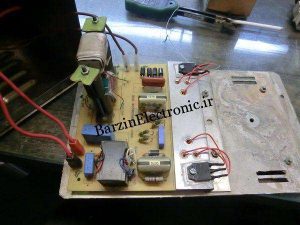 تعمیر یک دستگاه پاک کننده التراسونیک- برزین الکتریک