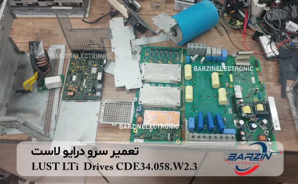 تعمیر سرو درایو لاست LUST LTi Drives CDE34.058.W2.3