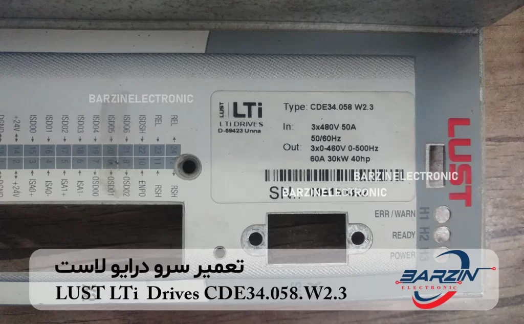 تعمیر سرو درایو لاست LUST LTi Drives CDE34.058.W2.3