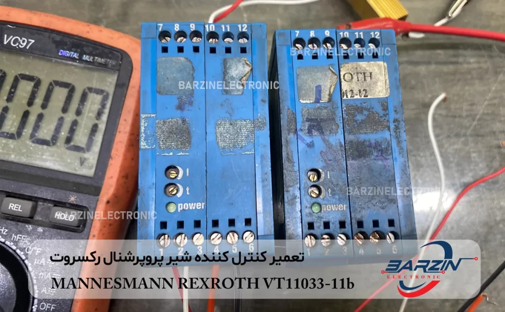 تعمیر کنترل کننده شیر پروپرشنال هیدرولیک رکسروت MANNESMANN REXROTH VT11033-11b