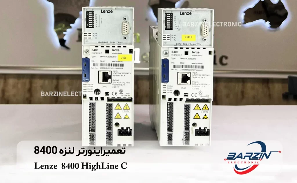 تعمیر اینورتر لنز 8400 Lenze 8400 HighLine C