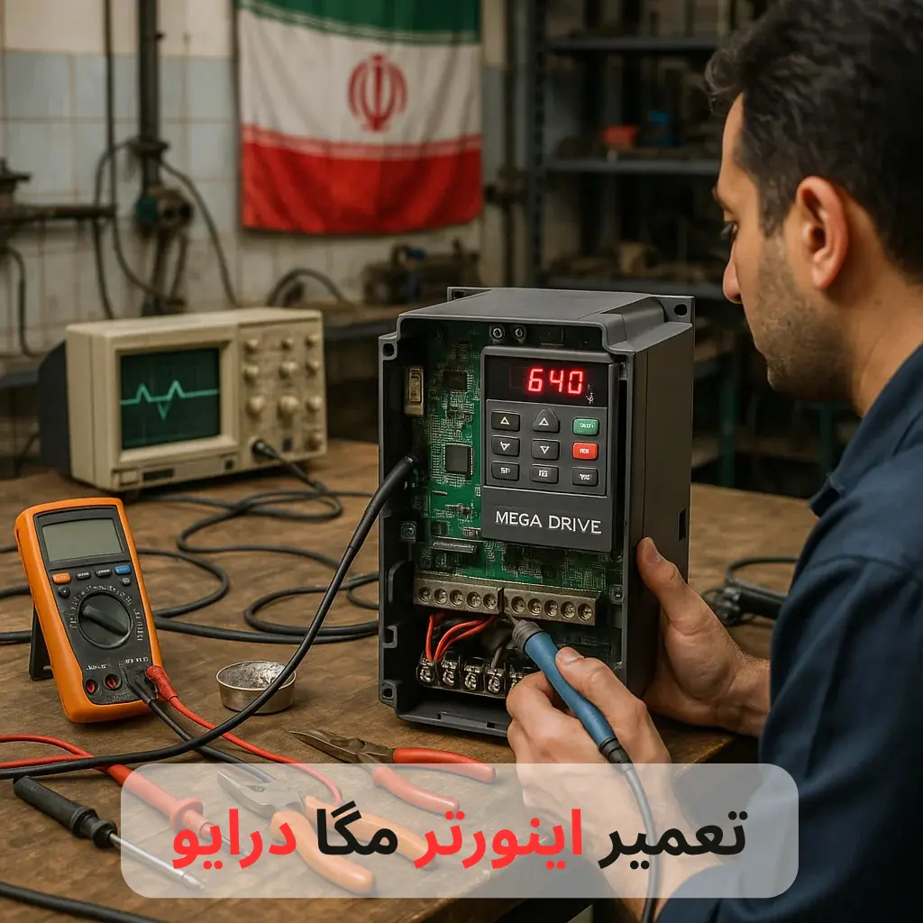 تعمیر اینورتر مگا درایو-برزین الکترونیک