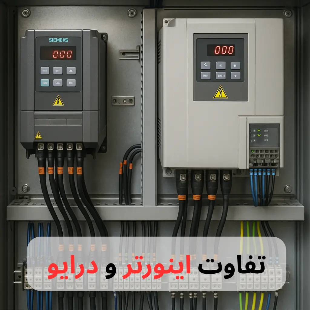 تفاوت و اینورتر و درایو-برزین الکترونیک