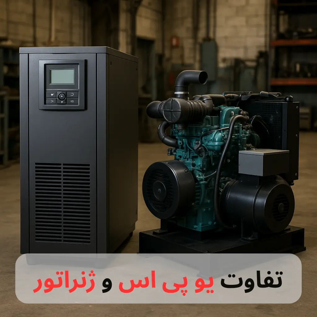 تفاوت یو پی اس و ژنراتور-برزین الکترونیک