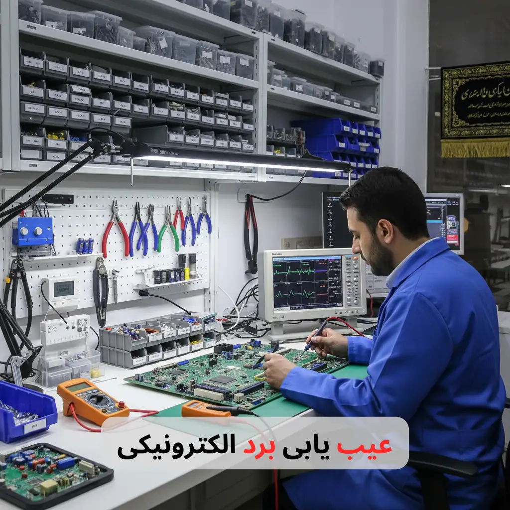 عیب یابی برد الکترونیکی-برزین الکترونیک