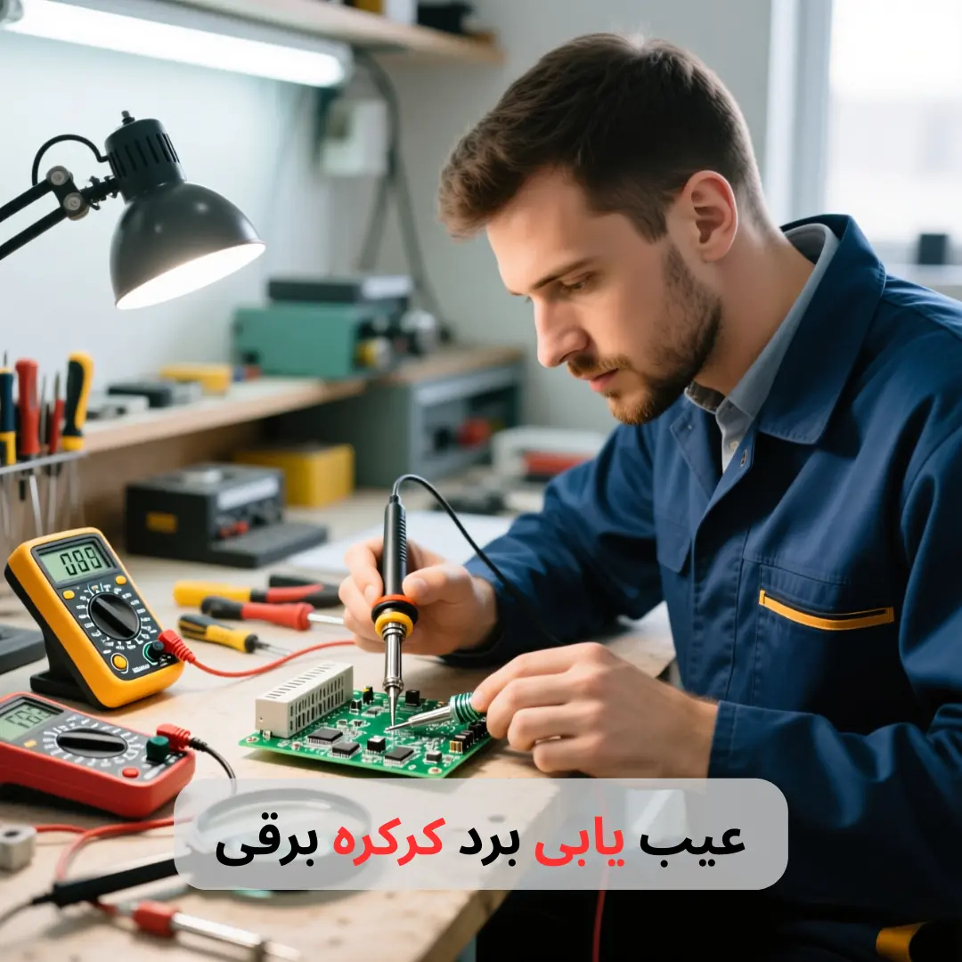 عیب یابی برد کرکره برقی-برزین الکترونیک