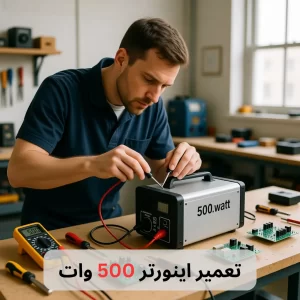تعمیر اینورتر 500 وات-برزین الکترونیک