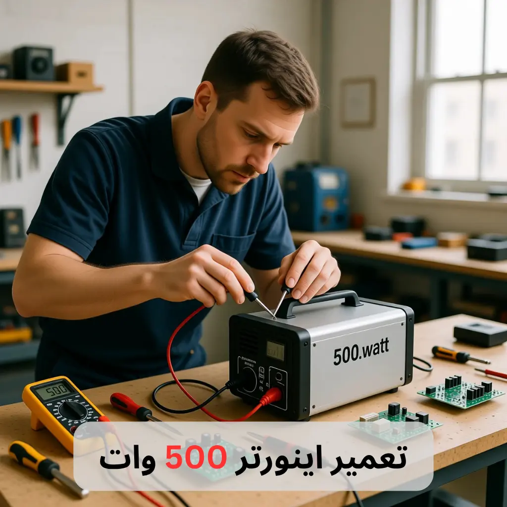 تعمیر اینورتر 500 وات-برزین الکترونیک