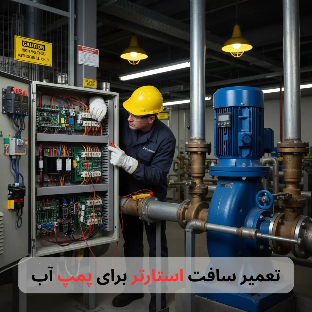 تعمیر سافت استارتر برای پمپ آب-برزین الکترونیک