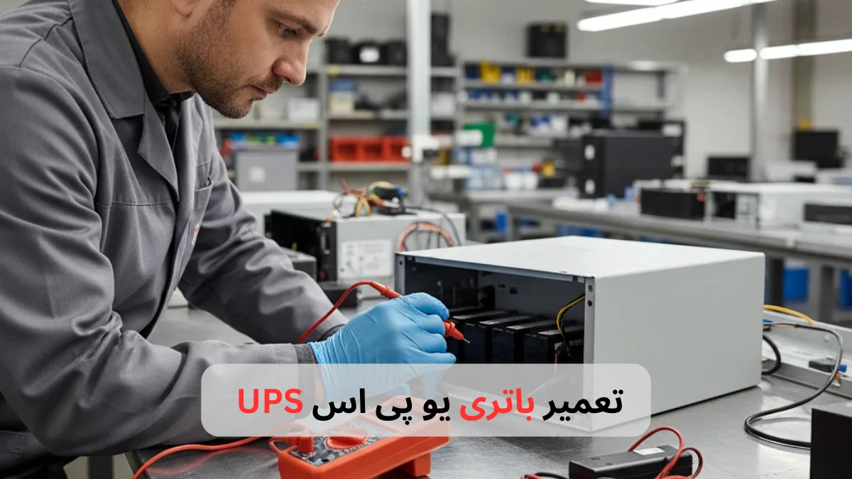 تعمیر باتری یو پی اس UPS -برزین الکترونیک