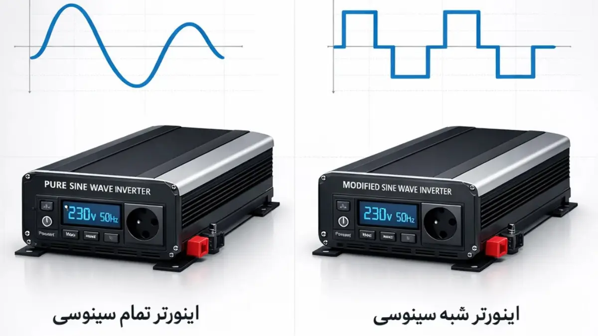 تفاوت اینورتر تمام سینوسی با شبه سینوسی-برزین الکترونیک