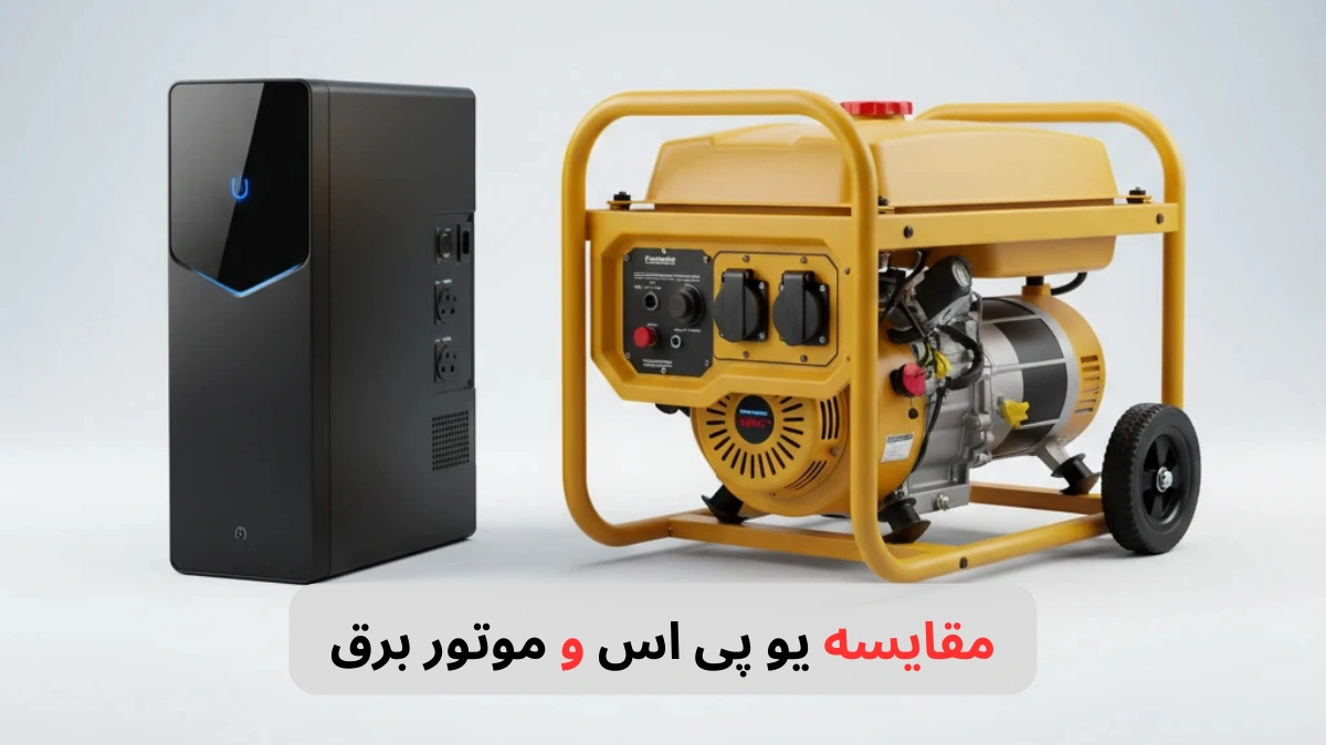 مقایسه یو پی اس و موتور برق-برزین الکترونیک